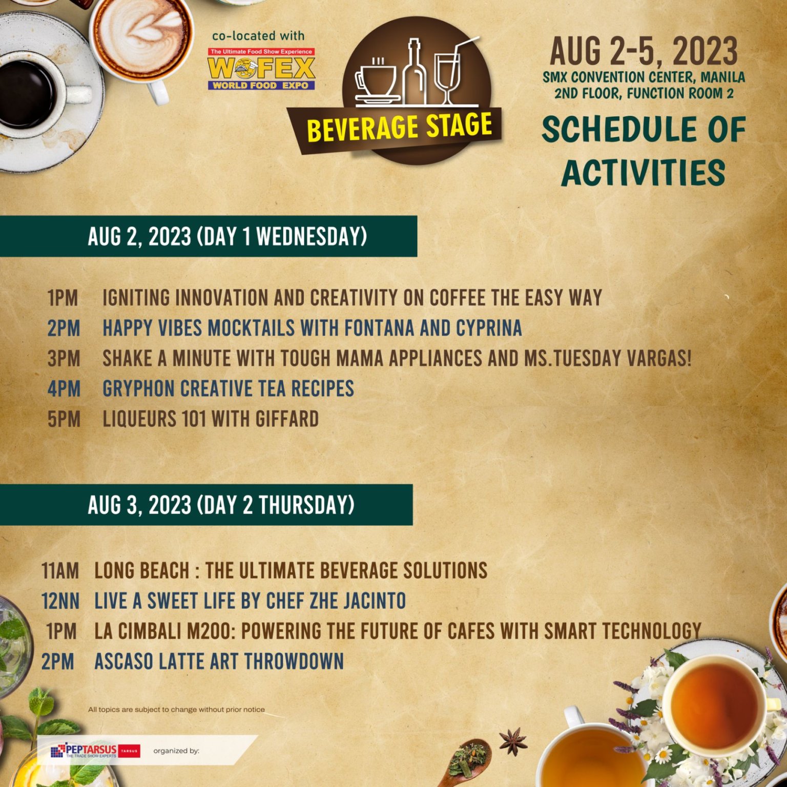 WOFEX MANILA WOFEX World Food Expo