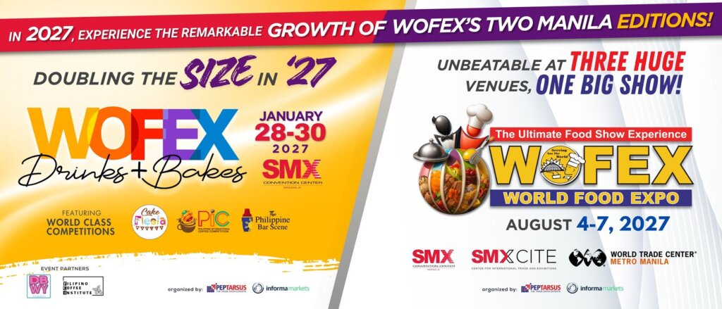 WOFEX Drinks and WOFEX Manila 2027
